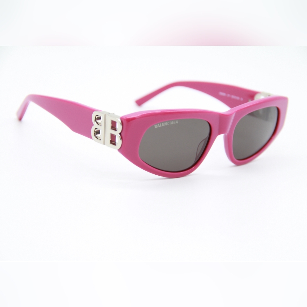 NEW BALENCIAGA SUNGLASSES BB0095S 017 PINK UNISEX  EYEWEAR - Picture 5 of 11